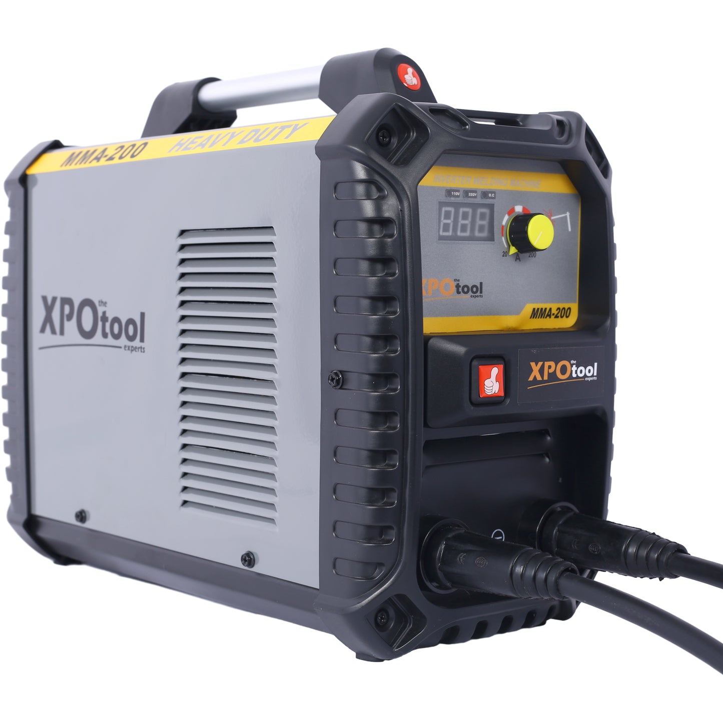 BTMWAY Welding Machine, MMA Welder 110V/220V, Stick Welder IGBT Inverter Digital Display LCD with Electrode Holder, Hot Start, Work Clamp, Input Power Adapter Cable Dual Voltage DC, Gray