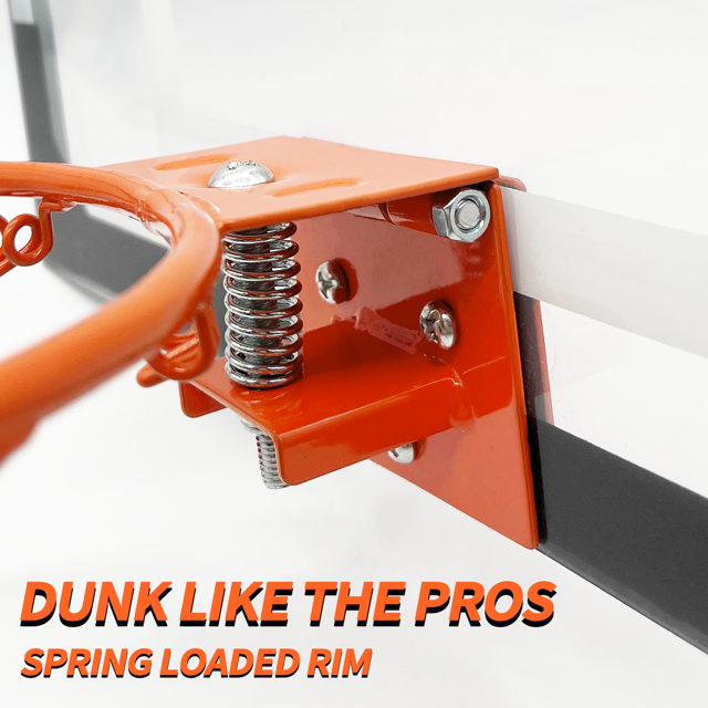 Basketball Hoop Over the Door with Ball, BTMWAY Indoor Mini Basketball Hoop with Breakaway Rim Built for Dunks, Wall Mounted Basketball Hoop Set for Bedroom/Office, Gift for Boys Kids Teens Adults