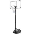 BTMWAY Portable Basketball Hoop Outdoor, 7.5-9.2ft Height Adjustable basketball hoop for Kids Youth and Adults in Backyard, Youth Basketball Goal with Wheels, Outdoor Kids Play Equipment