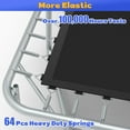 BTMWAY 8 ×12 ft Rectangle Trampoline for Kids and Adult, Rectangular trampoline with 2 Basketball Hoops, Outdoor Big Trampoline with 360 Degree Safety Net, Square Trampoline with 4 W-Legs...
