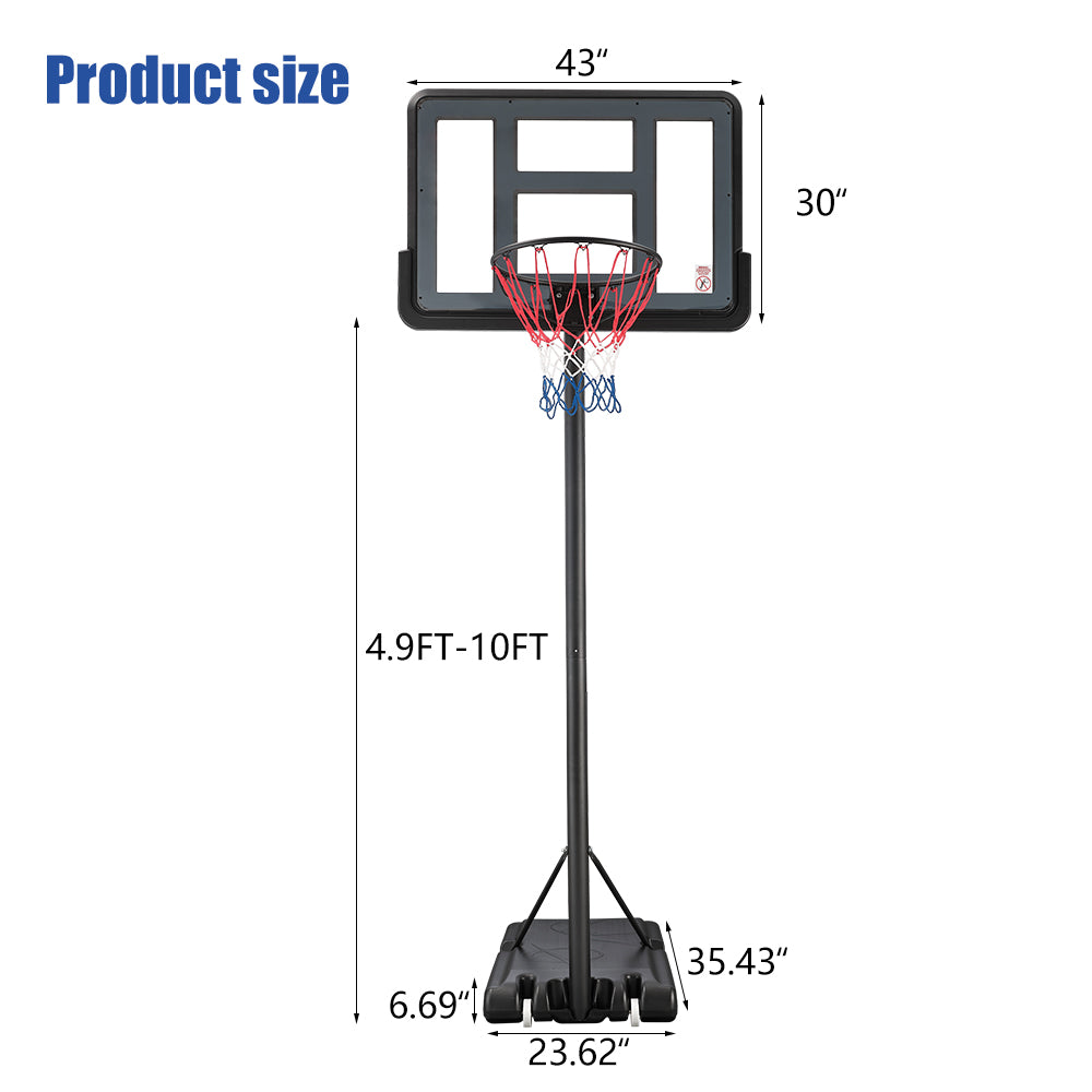 BTMWAY Portable Basketball Hoops, N88