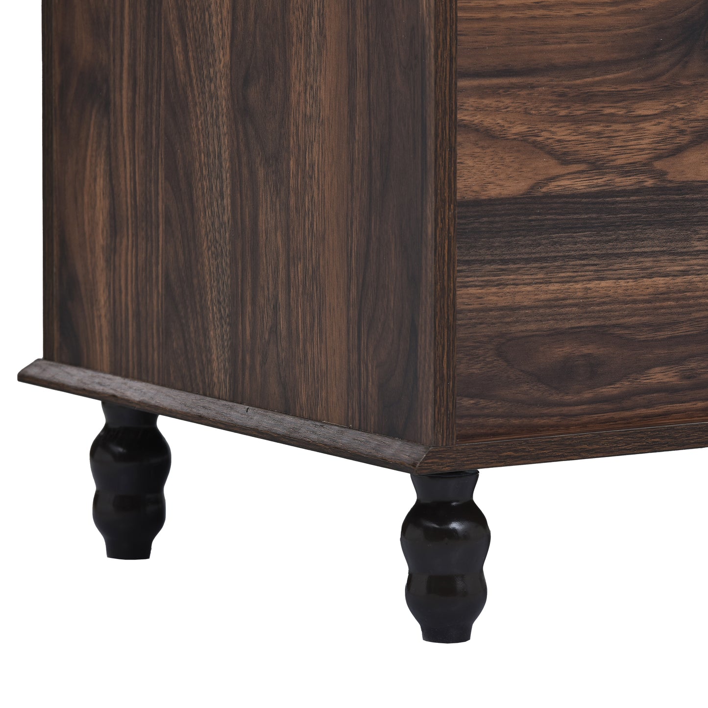 BTMWAY 3-in-1 Entryway Coat Rack, Wood Hall Tree with Storage Bench and Coat Racks, Entryway Bench with Shoe Storage, 2 Open Shelves, 4 Hooks, Entryway Storage Organizer for Entrance, Hallway, Tiger