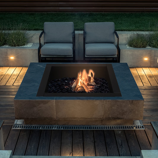 BTMWAY 36" x 36" Square Fire Pit Ring