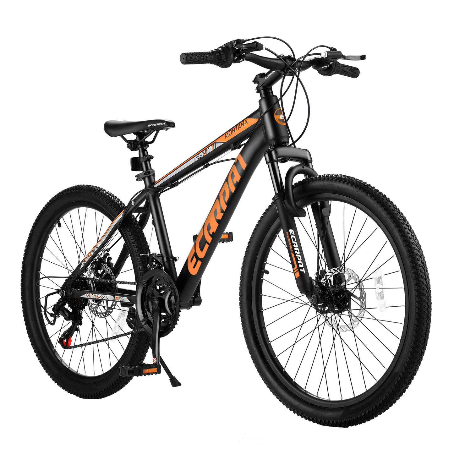 Mountain Bike for Women Girls, 24 inch Wheels Hardtail Adult Bicycle 21 Speed with Aluminium Frame, Dual Disc Brake, High-Quality Tires Bicicleta de Montaña