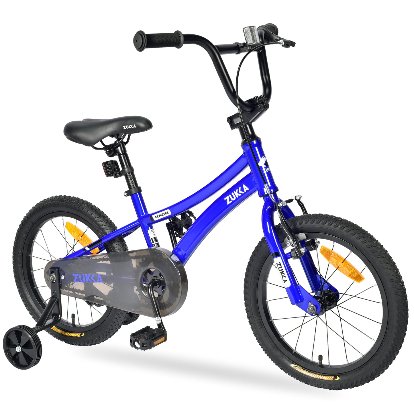 ZUKKA Kids Bike,16 Inch Kids' Bicycle with Training Wheels for Boys Age 4-7 Years,Multiple Colors