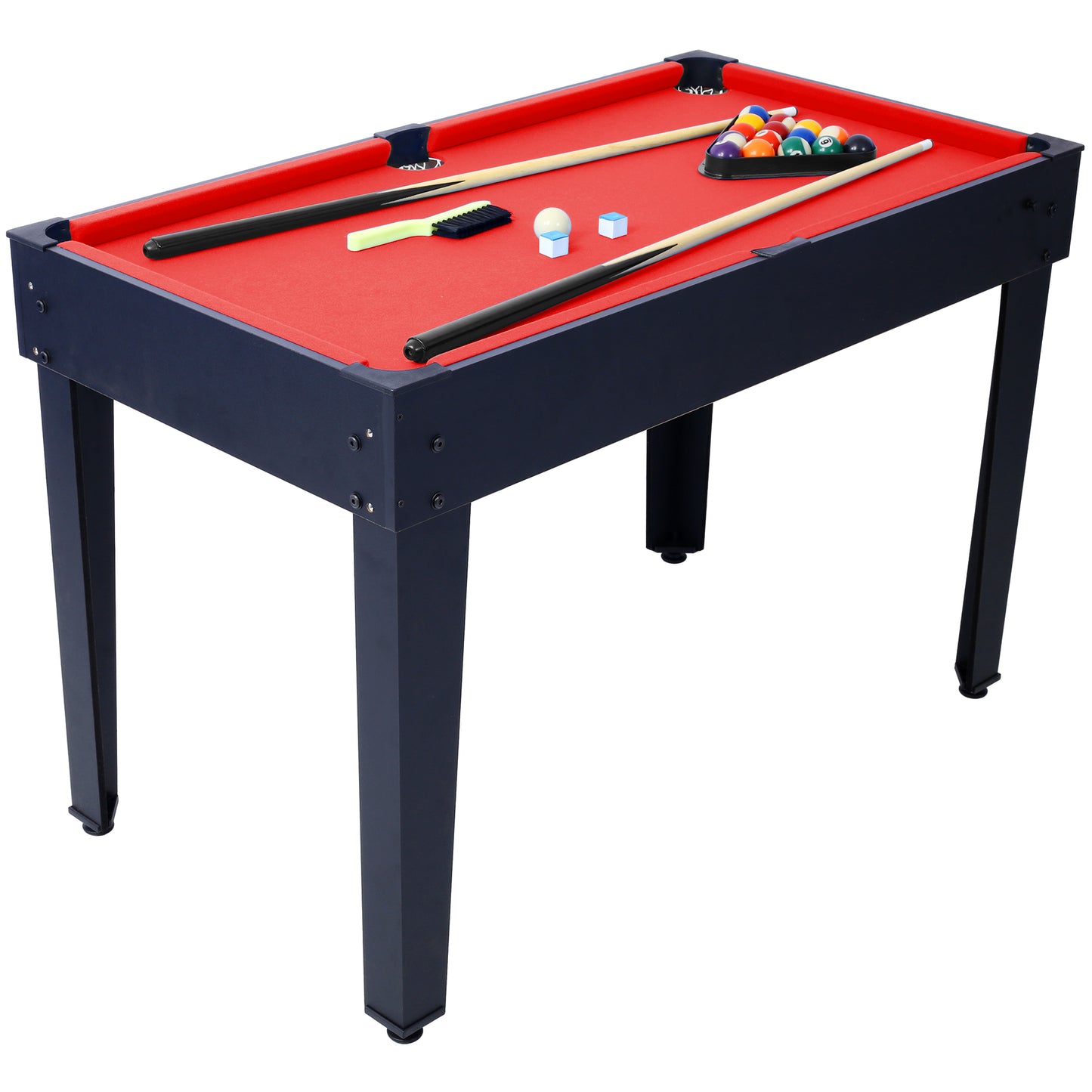 BTMWAY 5-in-1 Multi Game Table, Combo Game Table Set for Game Room, Multifunctional Game Table with Basketball,Billiards, Push Hockey,Ping Pong,Foosball, Perfect for Kids and Families