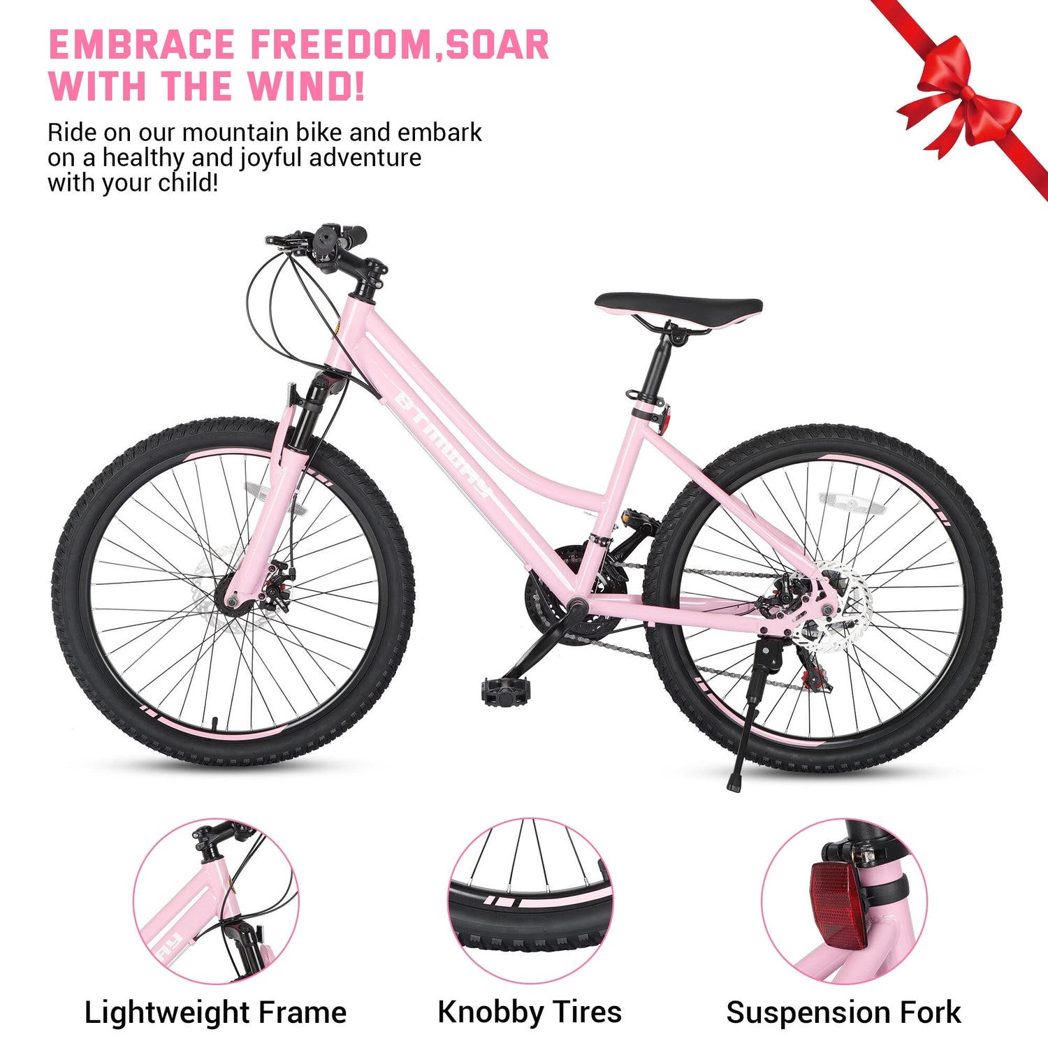 Youth/Adult Mountain Bike, 24 inch Womens Bicycles, Bicicletas Para Mu btmway Youth/Adult Mountain Bike, 24 inch Womens Bicycles, Bicicletas Para Mu btmway