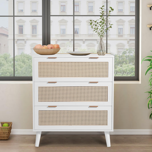 BTMWAY 3 Chest of Drawers for Bedroom, Drawer Dresser for Female, Bedside Table for Home Use, Ideal Storage for Bedroom, Bedroom Storage Chest& Drawer Dresser, Dresser and Nightstand Sets