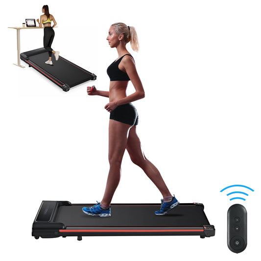 BTMWAY Walking Pad Treadmill 300 lb Capacity, Portable Treadmills for Home& Office, Under Desk treadmill with LED Display Screen, Desk Treadmill with Powerful 2.5HP Quiet Motor