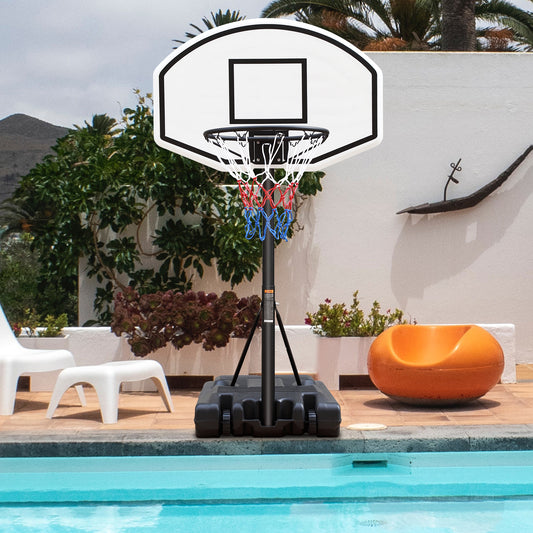 BTMWAY Adjustable Height Poolside Basketball System