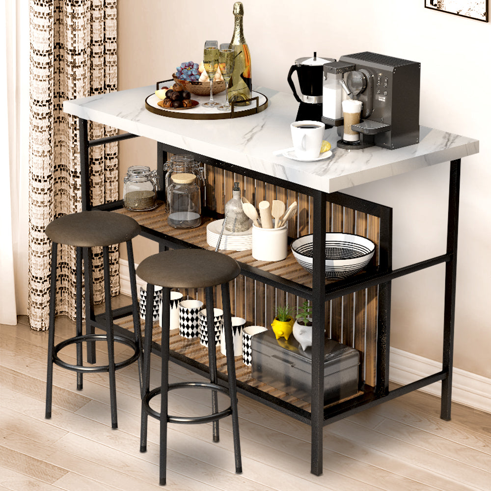 Kitchen island sets with seating hot sale