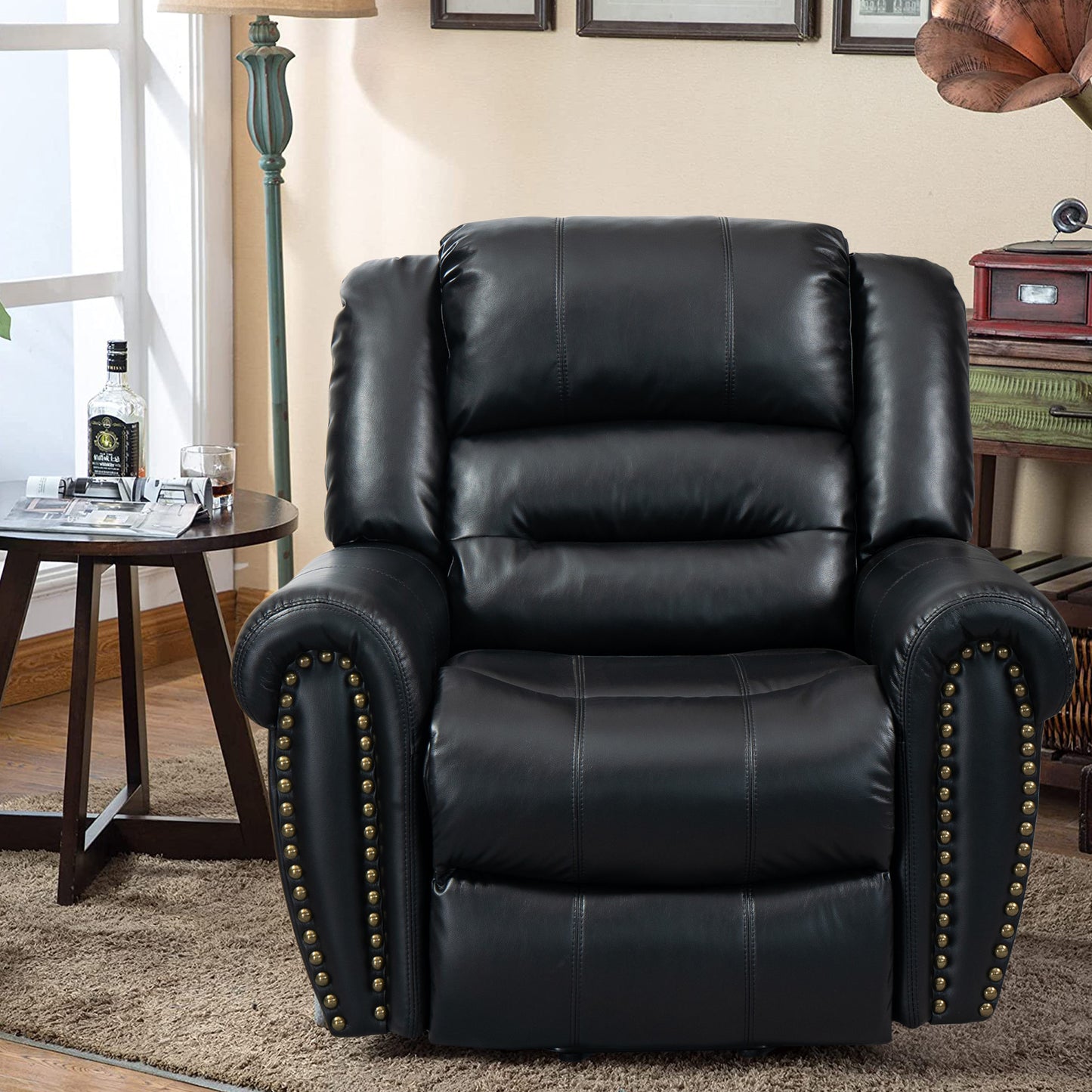 BTMWAY Faux Leather Power Lift Recliner, LJC03