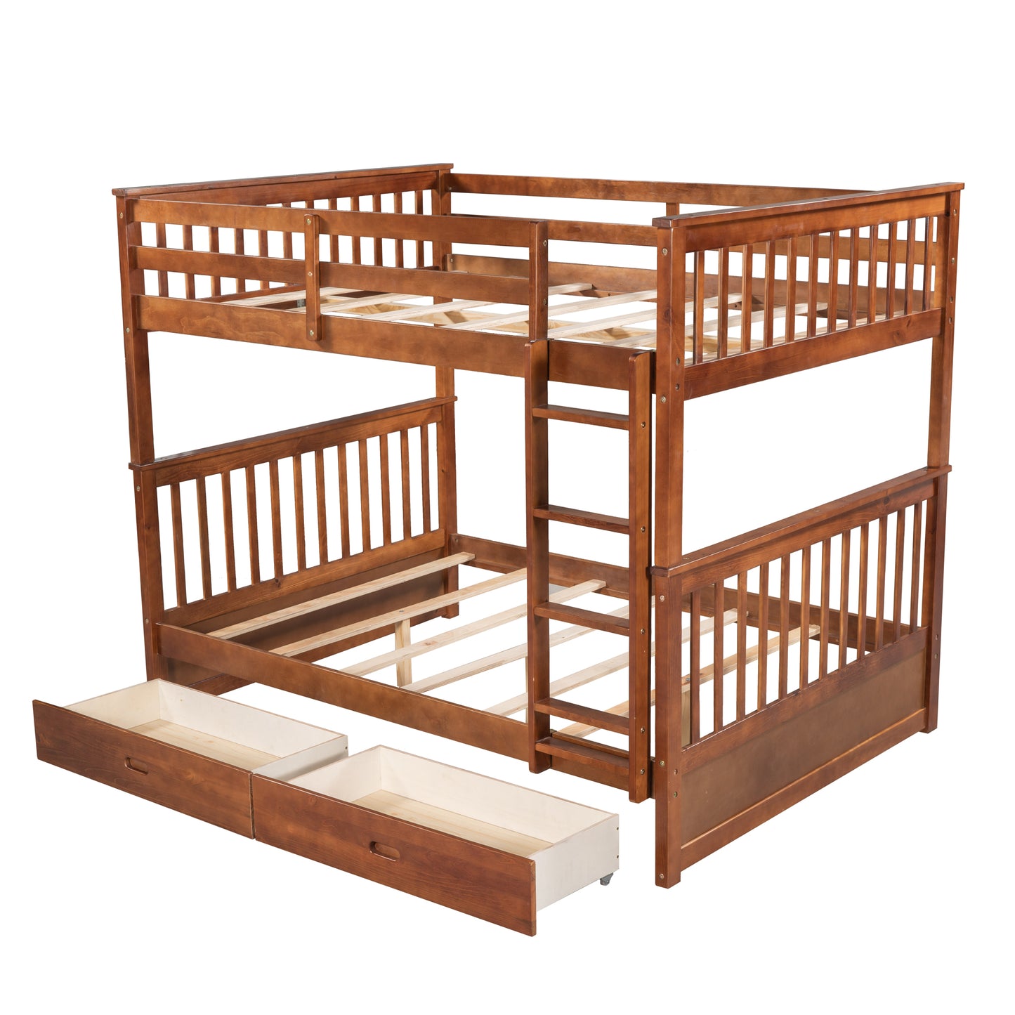 BTMWAY Bunk Bed with Storage, LJC