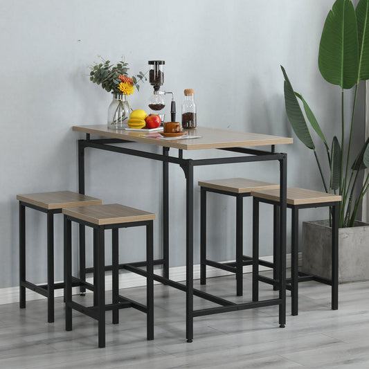 BTMWAY Dining Table Set for 4, A135