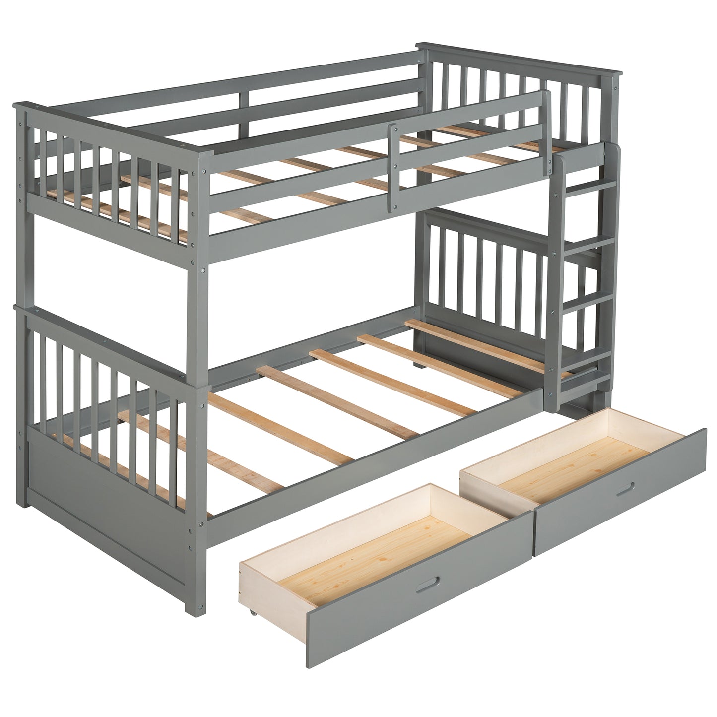 BTMWAY Bunk Bed with Storage, LJC