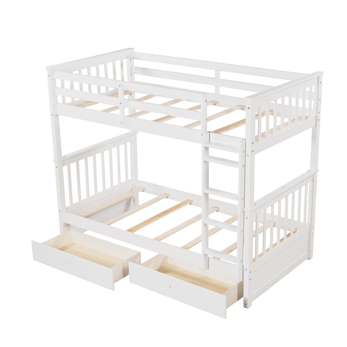 BTMWAY Bunk Bed with Storage, LJC