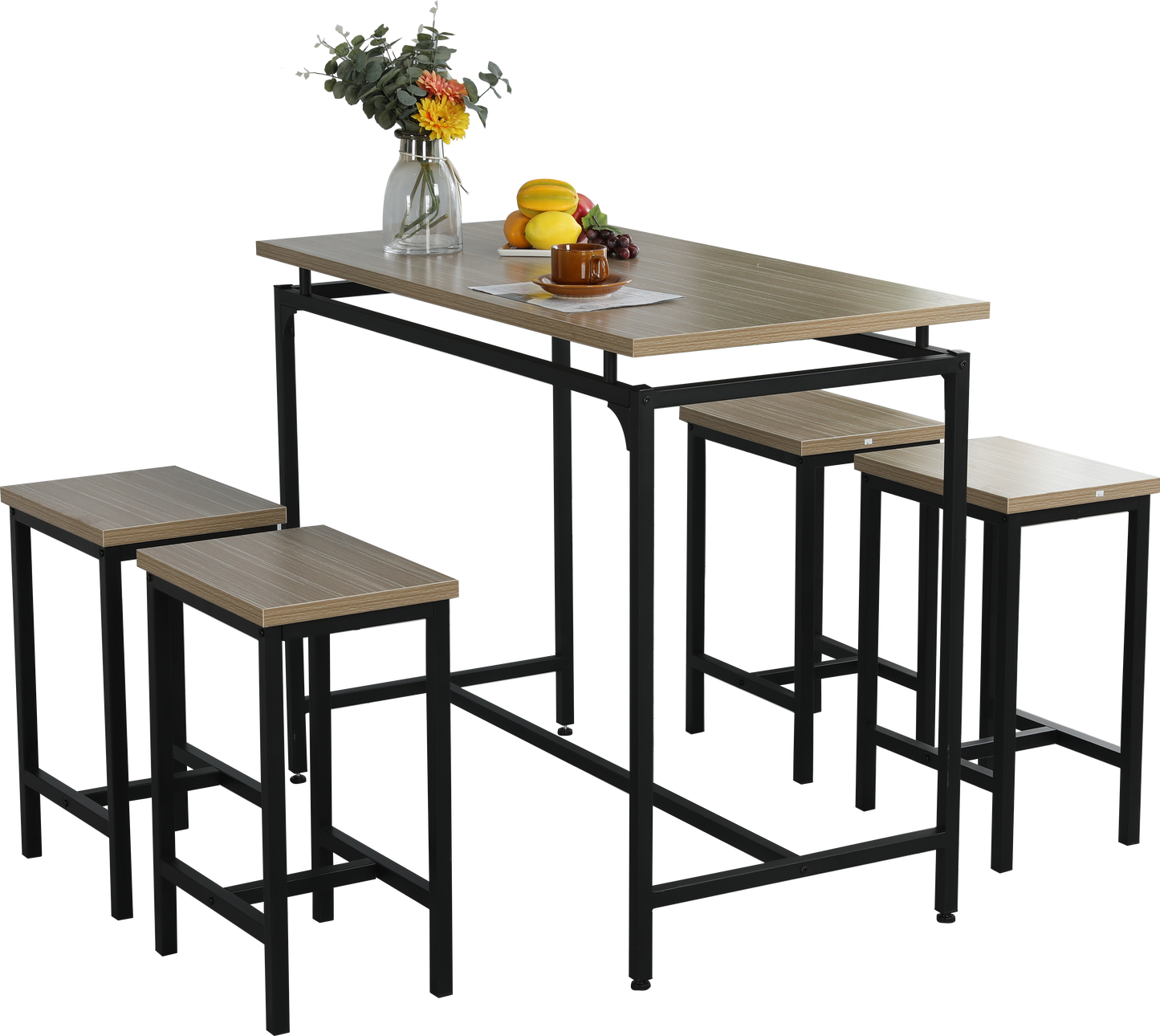BTMWAY Dining Table Set for 4, A135