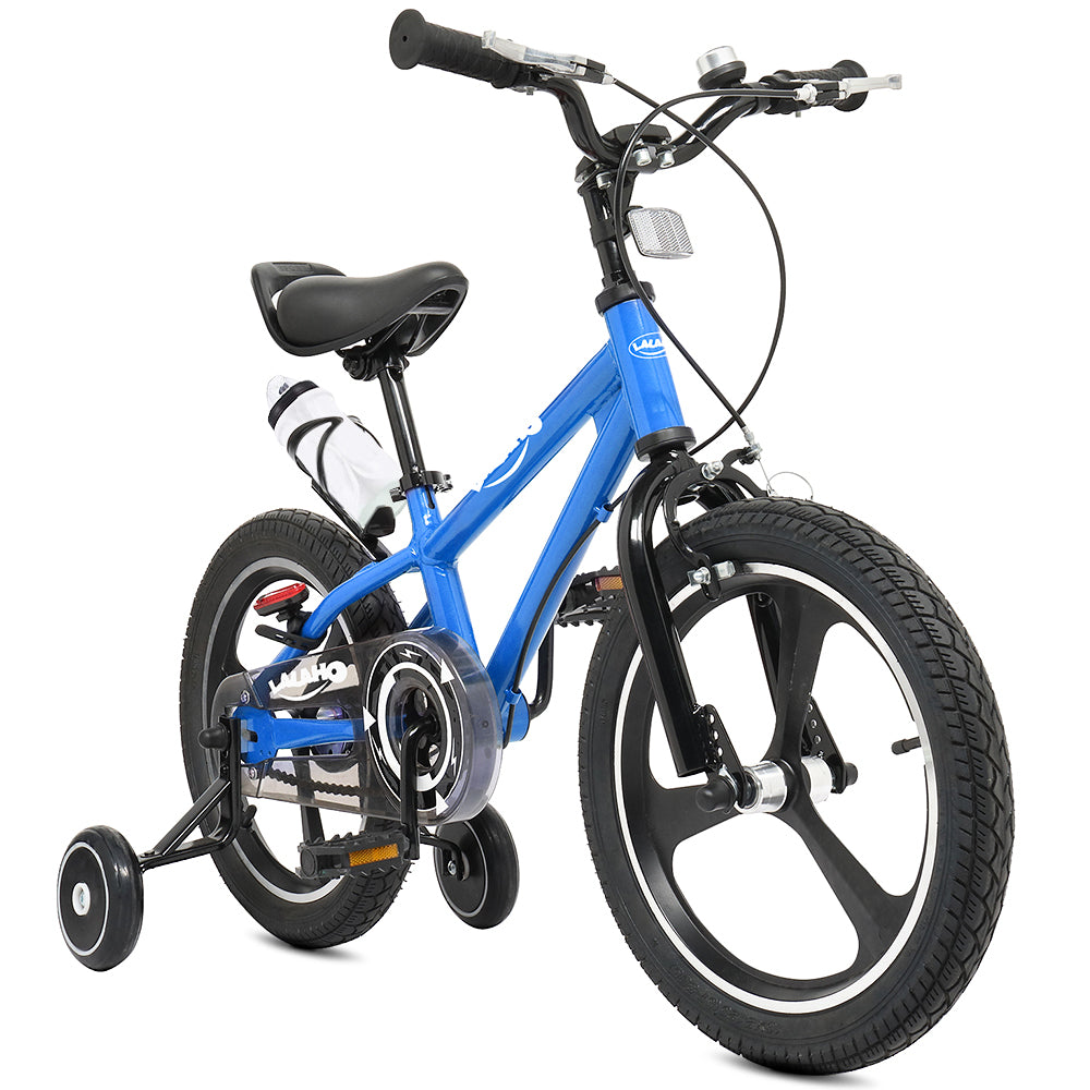 Kids Bike for Boys Girls, BTMWAY Kids' Bicycles with Training Wheels, 16 inch Bicycles for Kids, Kids Boys Bikes for 3-7 Years, Kids Bicycles with Adjustable Seat, Handlebars, Kickstand