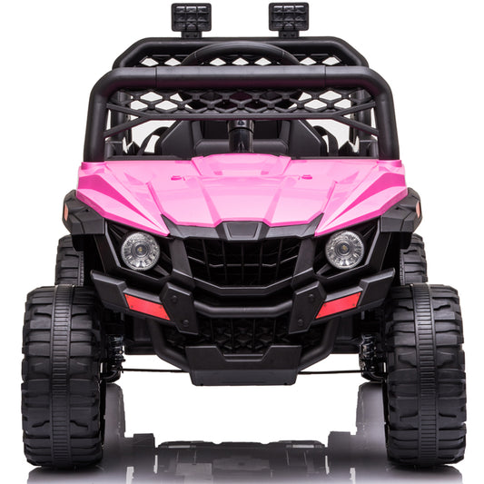 YOFE 12V Ride On Cars for Kids, Electric Vehicle Cars for Boys Girls, Ride On Truck with Remote Control, Battery Powered Realistic Off-Road UTV Car, Kids Ride On Toys for Birthday Gifts